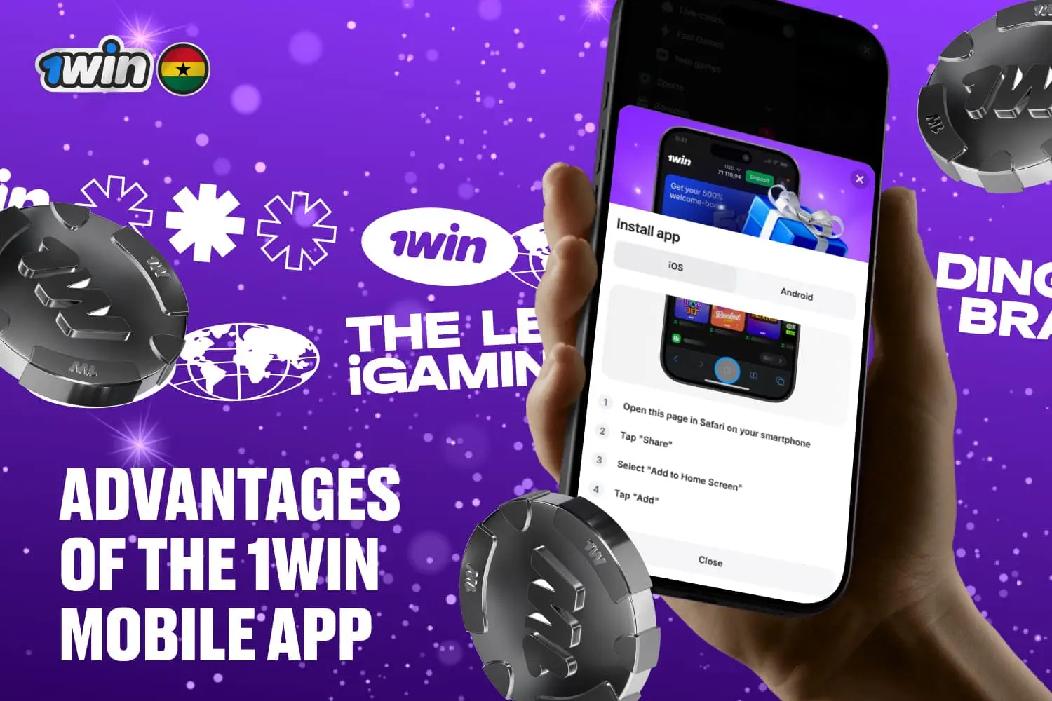 An overview of the 1win apps features including push notifications and exclusive mobile promotions.
